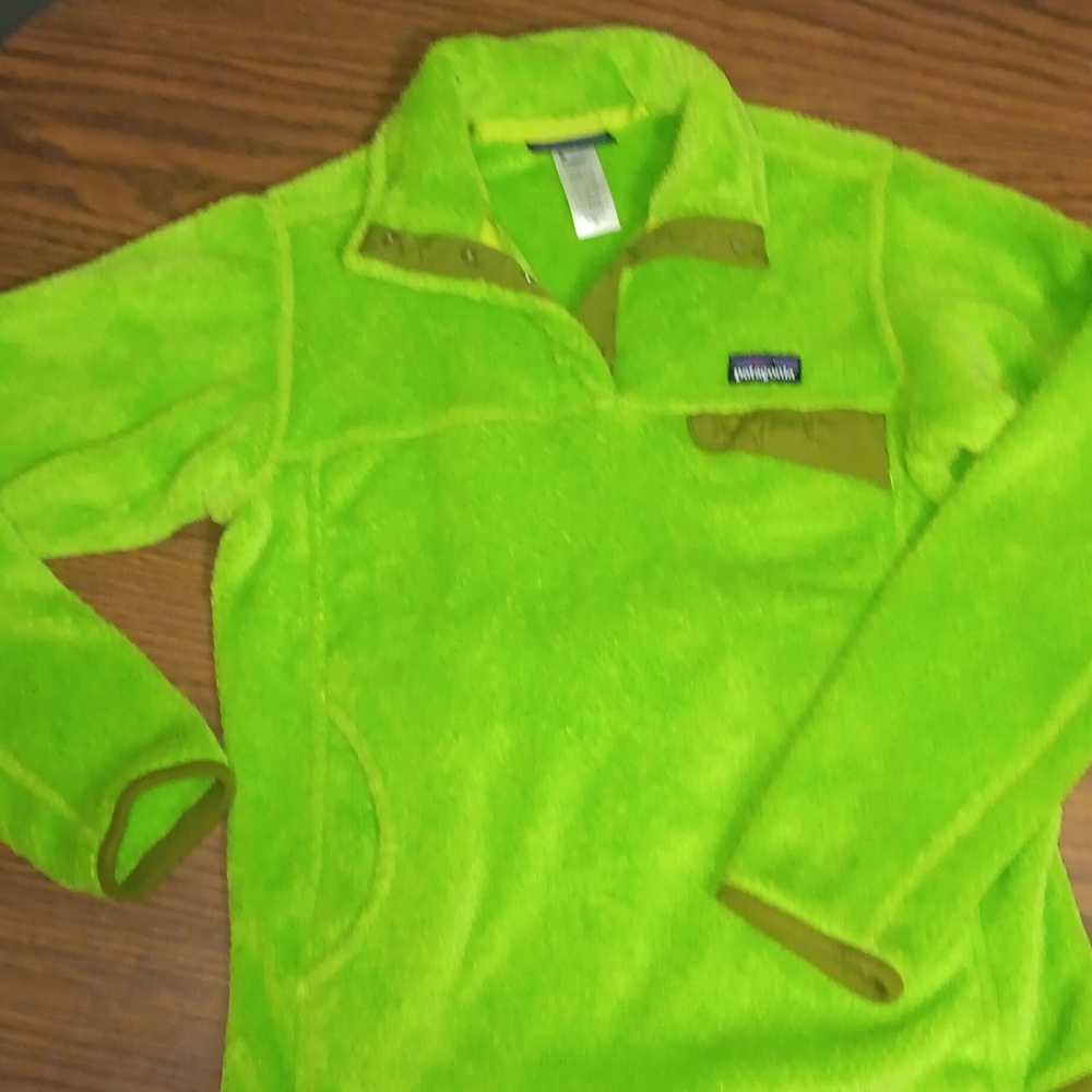 Patagonia Re-Tool Snap Fleece Supply Green XS